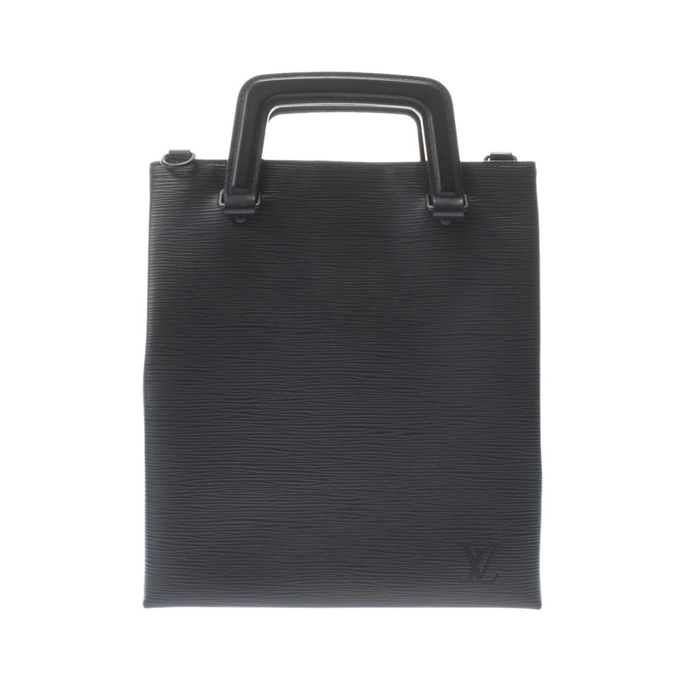 Louis Vuitton Epi Sac Pla Fold 2WAY Noir Epi Leather Handbag